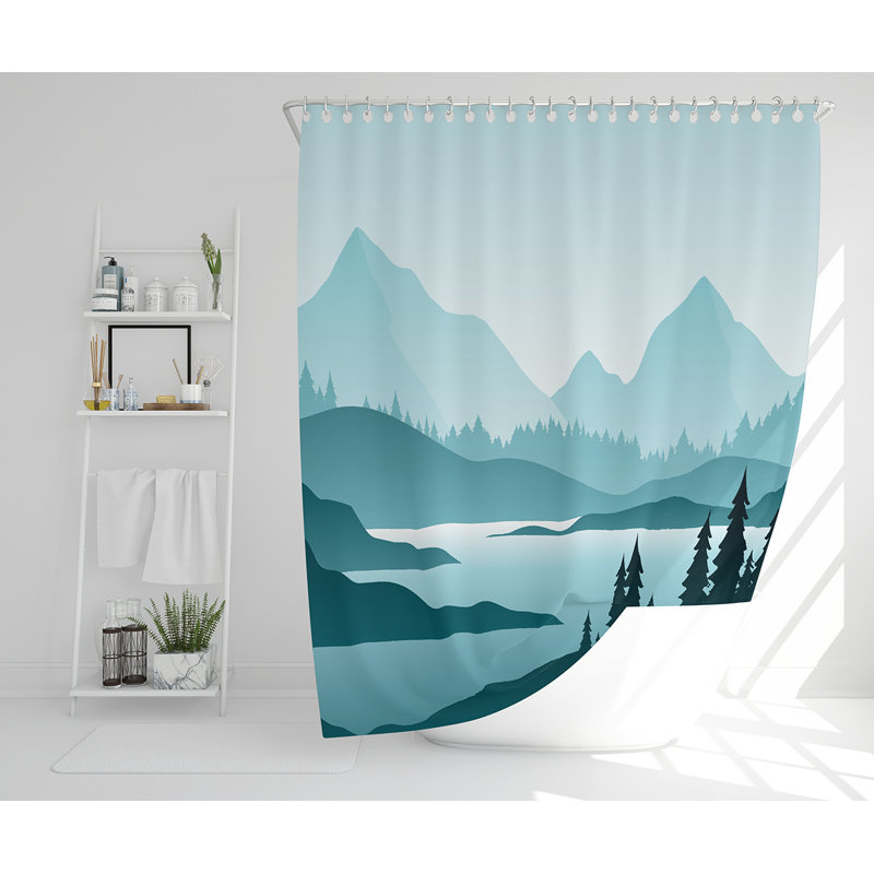 Ella-Jane 13 Piece Polyester Shower Curtain Set