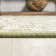 Deilani Vintage Filigree Textured Weave Green/Cream Indoor/Outdoor Rug