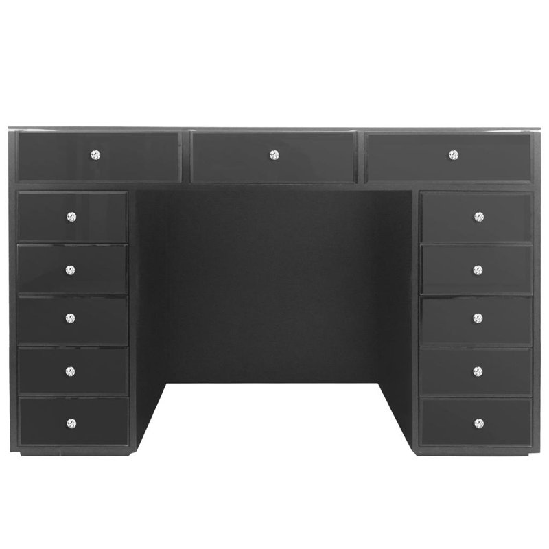 Vanity, Black, 33.5 H x 43.5 W