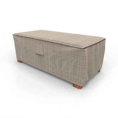 Miguel Slim Outdoor Ottoman/Coffee Table Cover by Arlmont & Co.