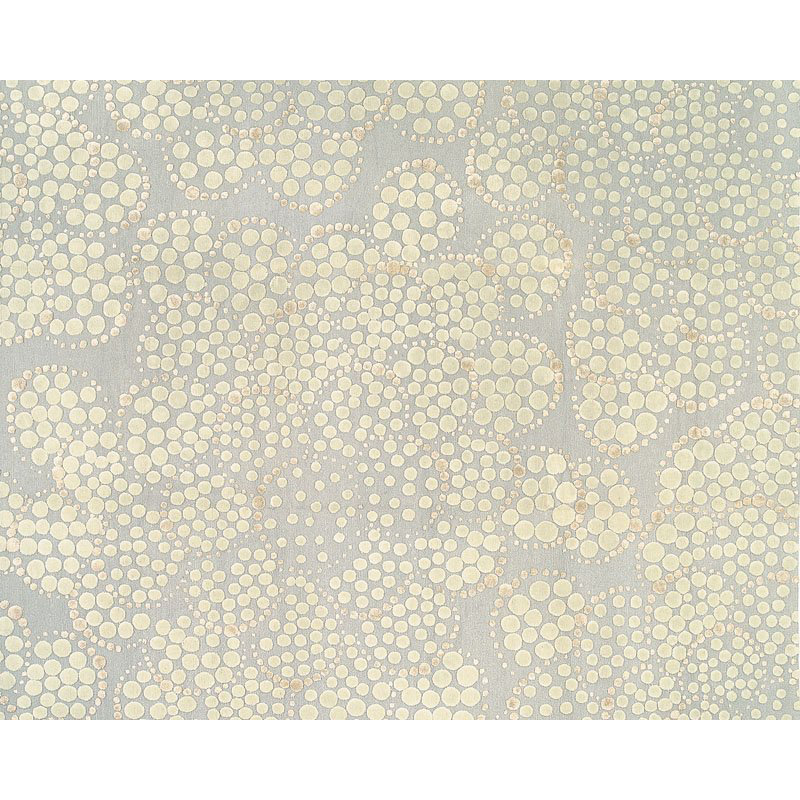 Effervescence Polka Dots Area Rug in Beige/Gray, Rectangle 3' x 5'