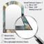 Miroir mural Blue Gold-720903093