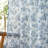 Linen Blend Farmhouse Floral Curtains Semi Sheer French Country Curtain Panels-203347657-203347659