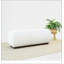 Banc Kelvin Ivory Boucle