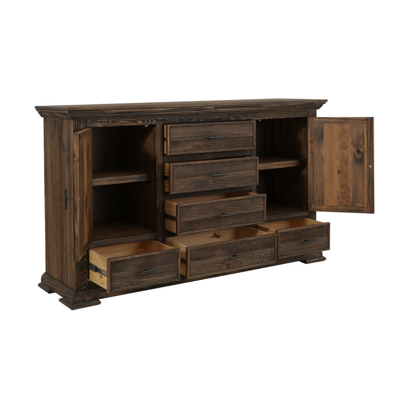 Commode 6 tiroirs et 2 portes Issiac