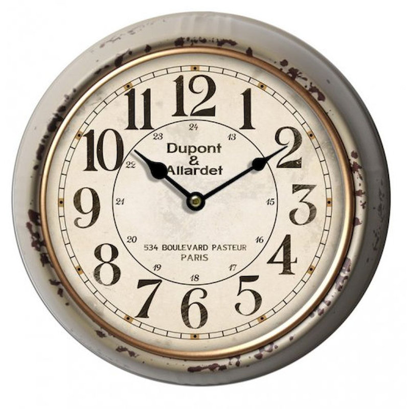 Horloge murale 10 po Wong