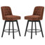 Tabouret de comptoir pivotant de 26 po avec pieds en bois-1698869124-1740158426-1698869176