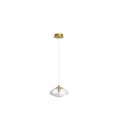 1 - Light Gold Unique/Statement Pendant