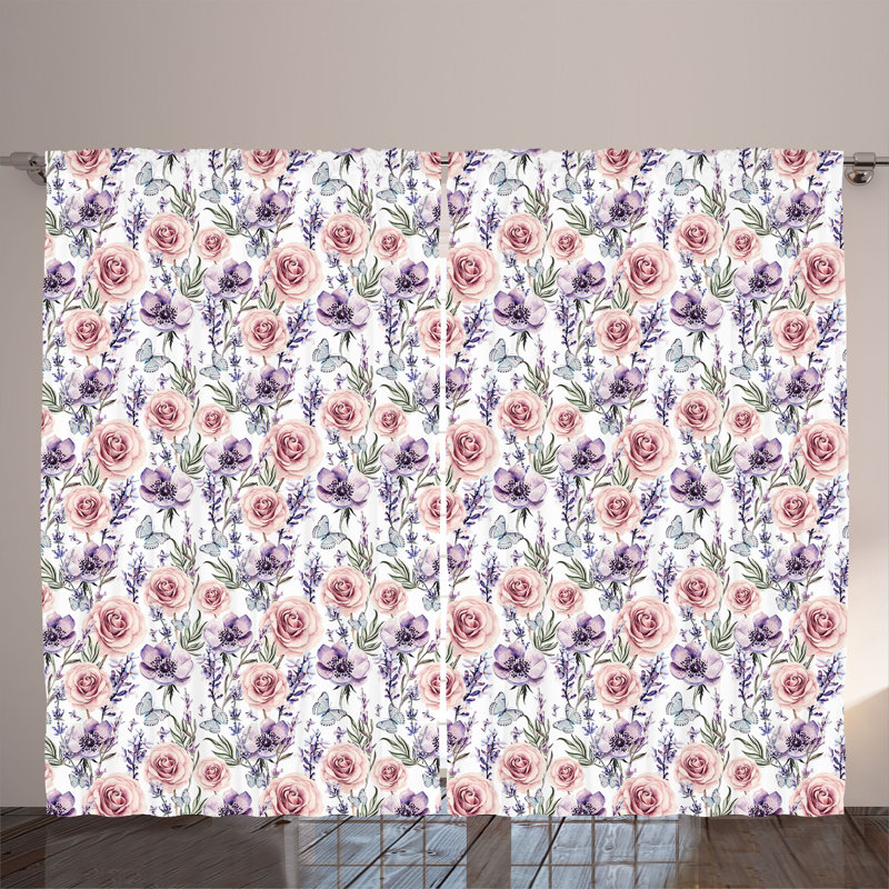 Semi Sheer Curtain Pair