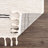 Jenell Striped Machine Woven Polypropylene Area Rug in Cream-122117411