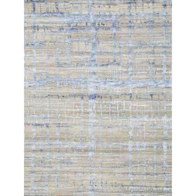 Wool and Viscose Indoor Rug