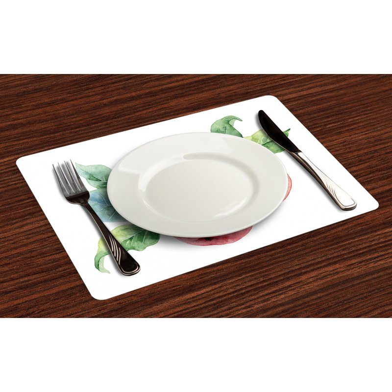 Iorio Apple Leaves and Fruits Placemat