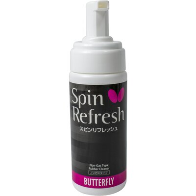 Butterfly Spin Refresh (Professional Foam Type Rubber Cleaner) - Cleaning Rubbers On Your Table Tennis/Ping Pong Paddle, Helping Maintain The Tackines -  3118
