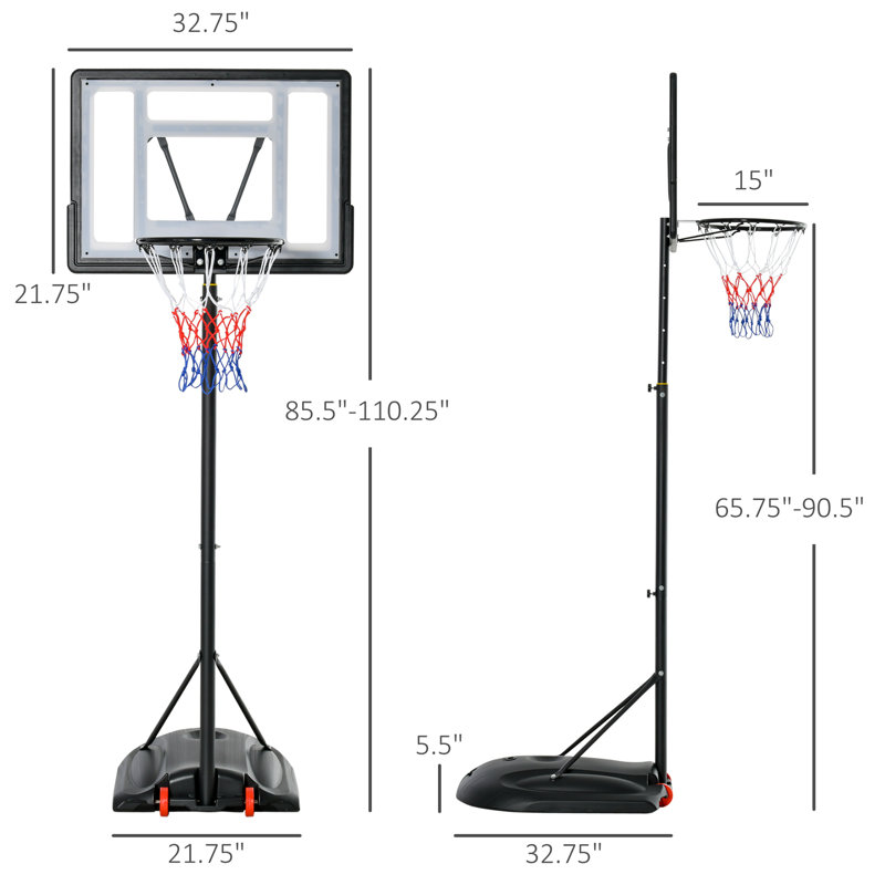 Cerceau de basketball extérieur Soozier