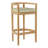 Santa Barbara Teak 30" Barrel Bar Stool - Oyster-63326240-97429120-70062932
