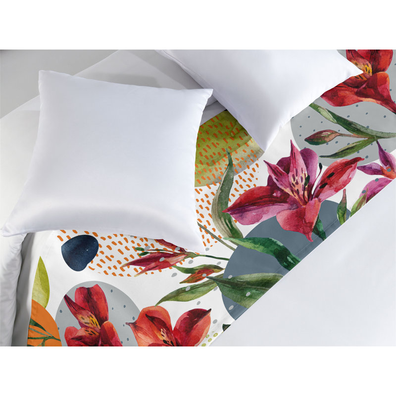 Tapis de lit Ambesonne Alstroemeria, Très grand