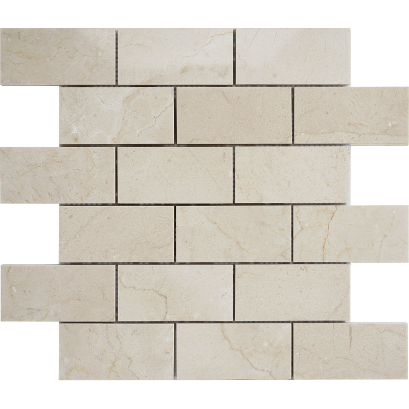 2" x 4" Marble Mosaic Wall & Floor Tile