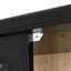 Vitrine 73,25 po H avec rangement