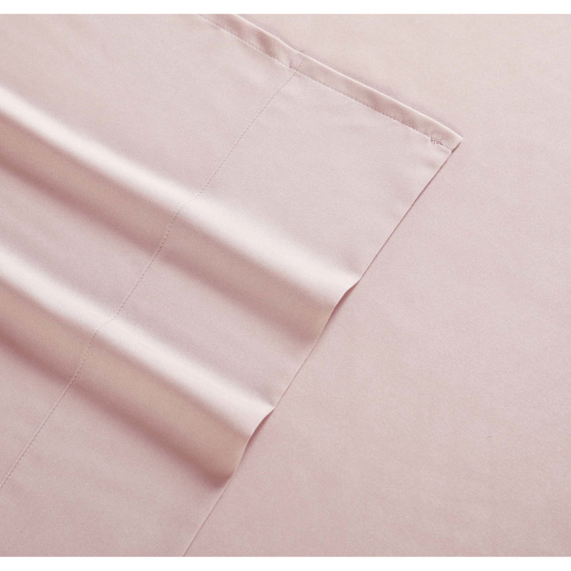 Everyday Microfiber Sheet Set, Blush, Full Sheet Set with 2 Pillowcases