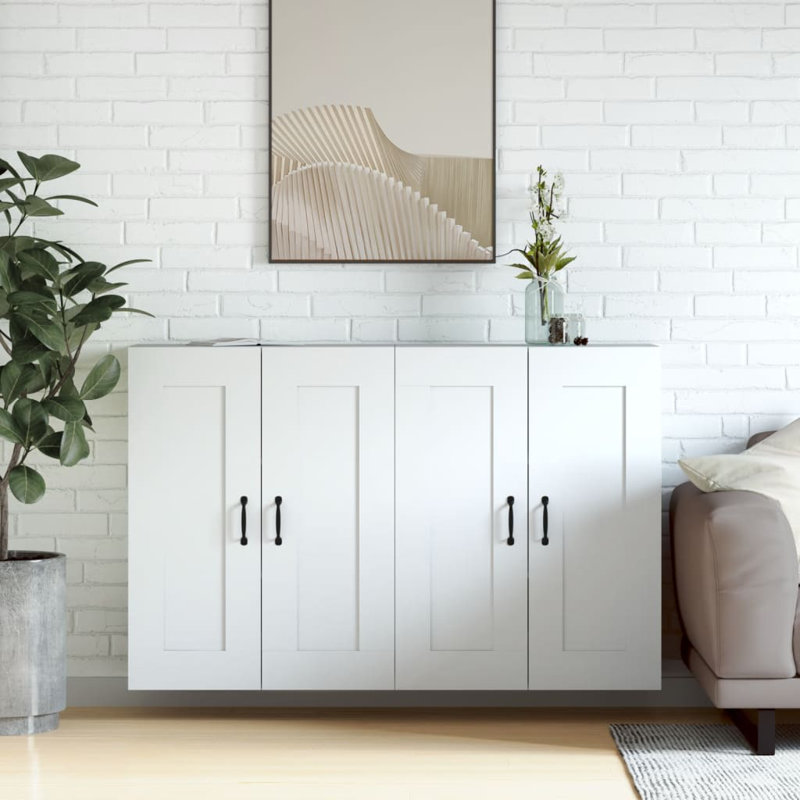 Meshkah Freestanding Bathroom Cabinet, White