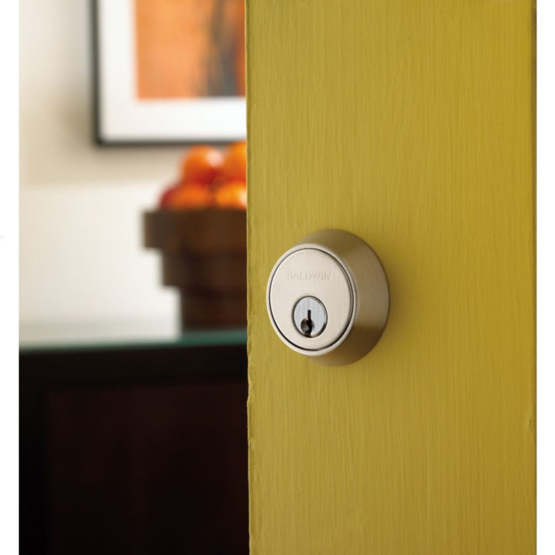 Double Cylinder Deadbolt, Polished Chrome