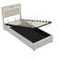 Upholstered Velvet Lift Up Storage Bed-1645596593