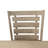 Helya Set Of 2 Dining Counter Height Chairs Modern Farmhouse Rustic Look Distressed Design Ladderback Solid Wood