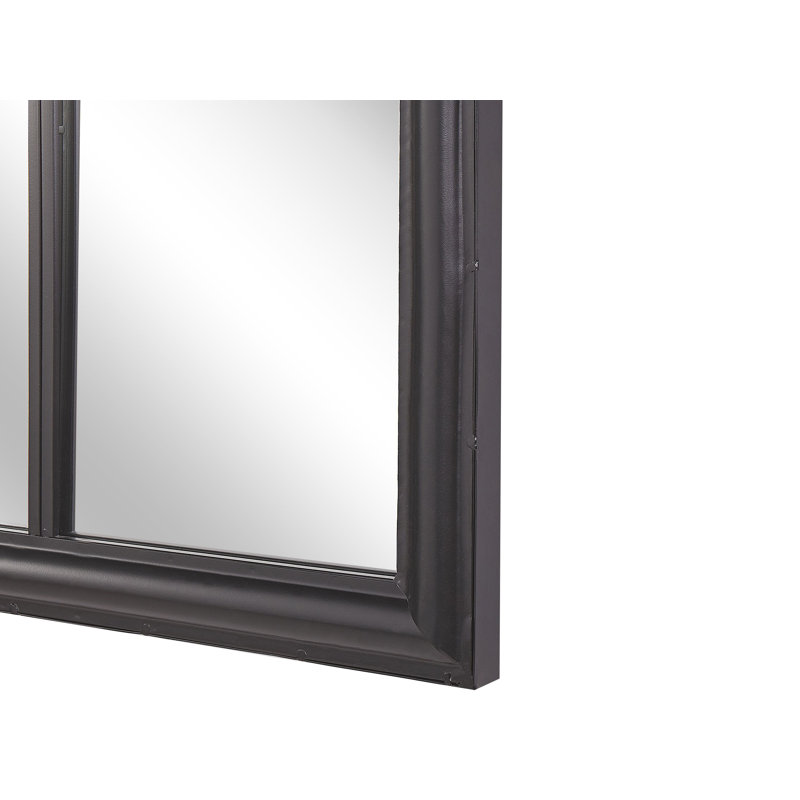 Haffey Metal Flat Wall Mirror