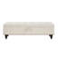 Banc avec repose-pieds 59 po avec rangement