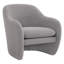 Fauteuil d'appoint rembourré tonneau Bleddyn-689574016