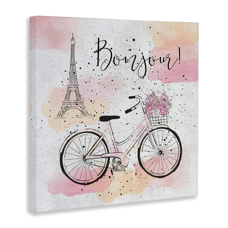 «Bonjour Paris» par Martina Pavlova, H 24 po x l 24 po