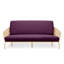 Housse pour canapé-lit réversible en tissu de polyester réversible avec fermeture à glissière 3 côtés-96484493-87758523