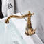 Basin Mixer Tap Mono Bathroom Sink 360° Swivel Spout Single Lever Antique Brass
