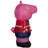Christmas Inflatable Peppa Pig in Red Holiday Sweater