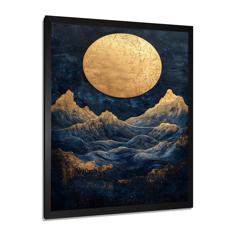 Hullinger - Fantasy Canvas Wall Art, H 32 po x l 16 po, Noir, noir, noir, noir, Reproduction encadrée d'une seule photo
