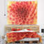 Tapisserie florale fleur brune à pétales denses-28502883