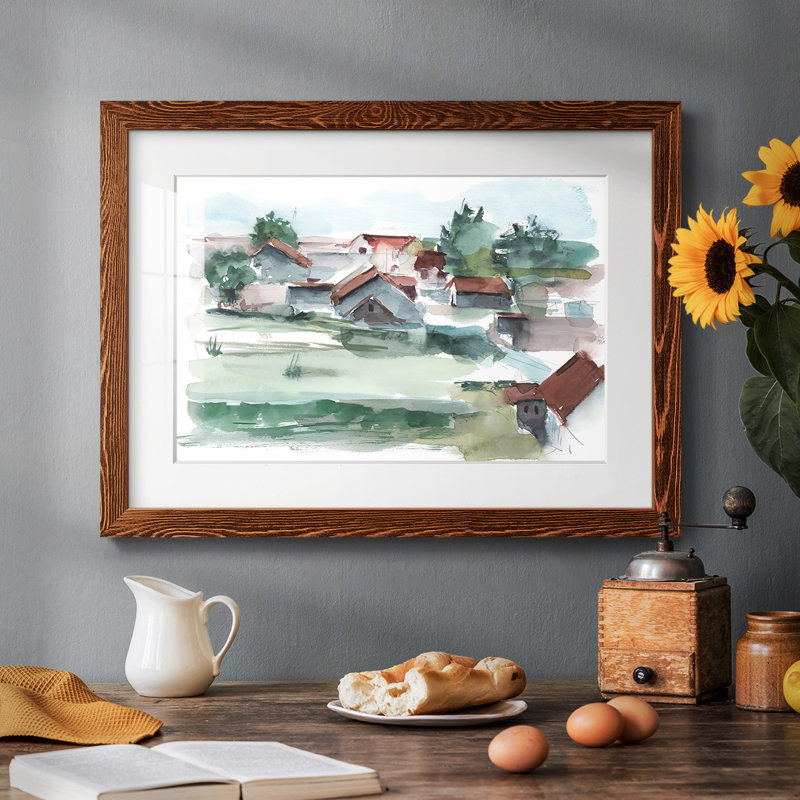 " Valley Farm I ", Érable, H 22 po x l 32 po x P 1,5 po