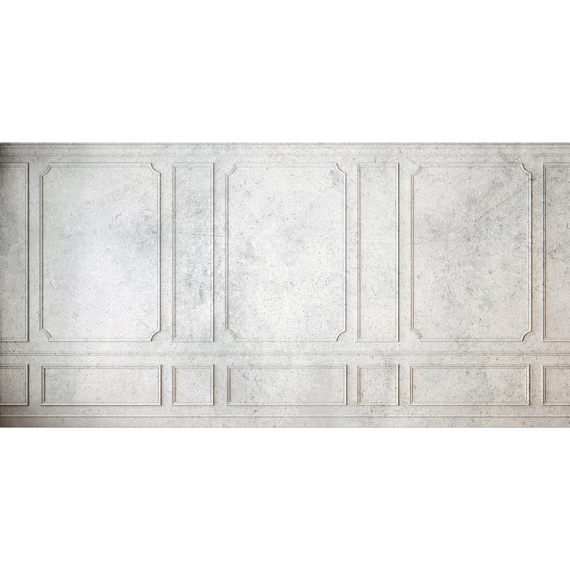Panneau mural rétro en plâtre, L 108 po x l 96 po