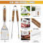 Ensemble de 38 outils à griller en acier inoxydable-86379976