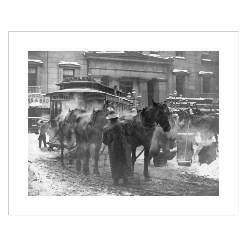 «The terminal» par Alfred Stieglitz, impression giclée sur cadre, H 23,5 po x l 28,88 po