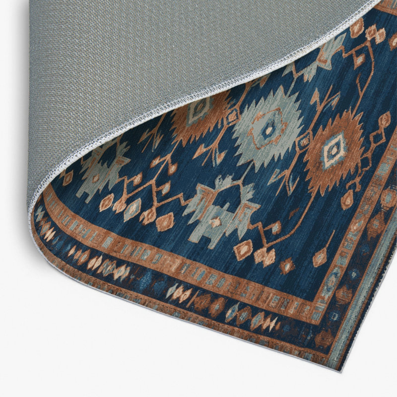 Tapis turc intérieur et extérieur gris, Rectangulaire 2 pi x 3 pi