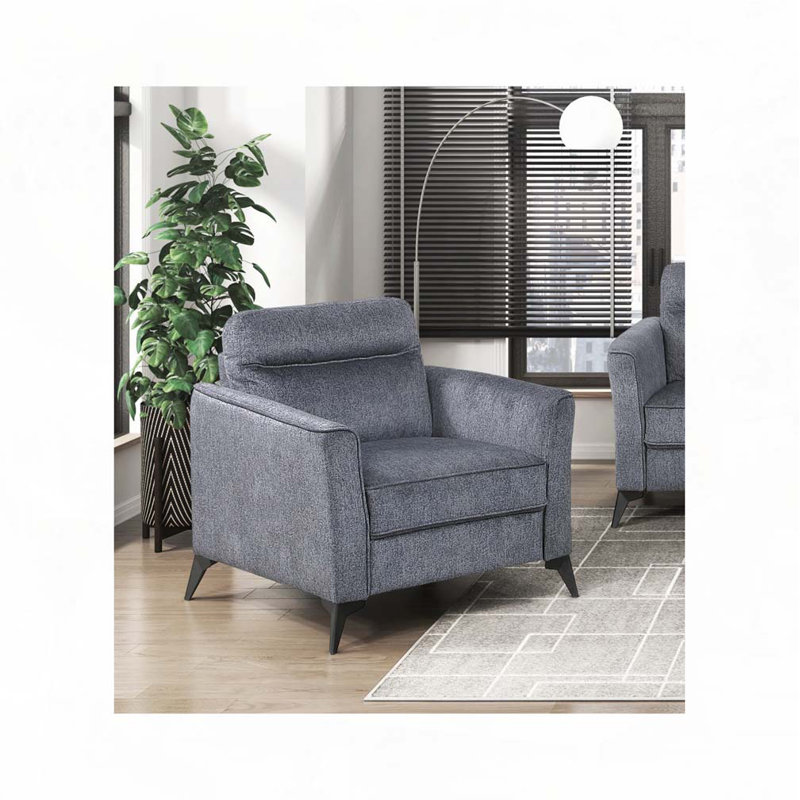 Chaise rembourrée Upholstery, Gris