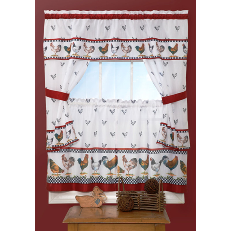 Ensemble 5 pièces du dessus de la fenêtre de la maison du matin Bowman, H 24 po x l 57 po