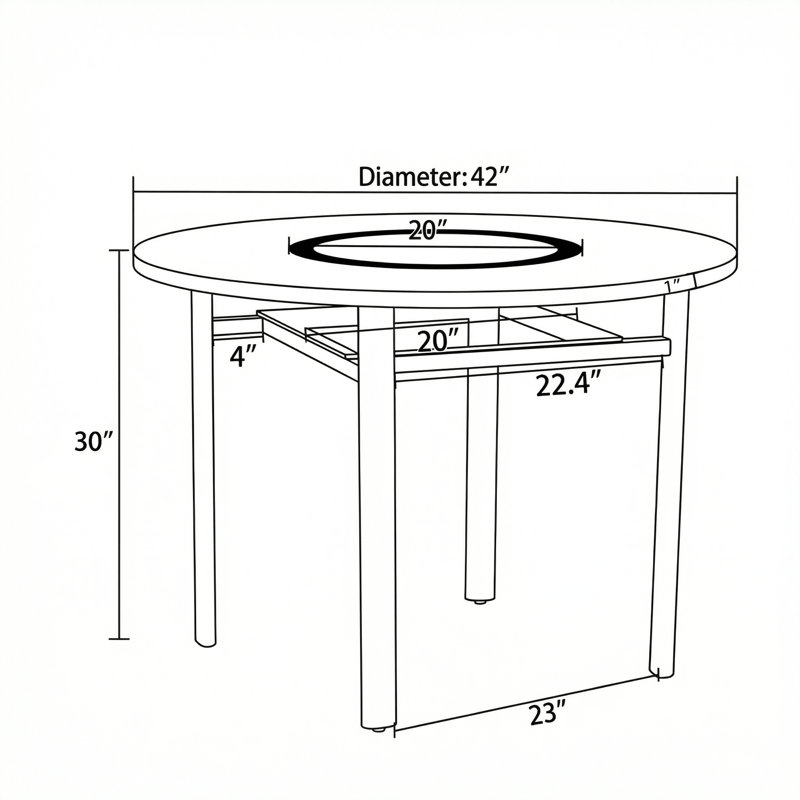 Table de salle à manger Modern