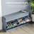 Ouinton Particle Board Accent Cabinet,Shoe Rack Bench