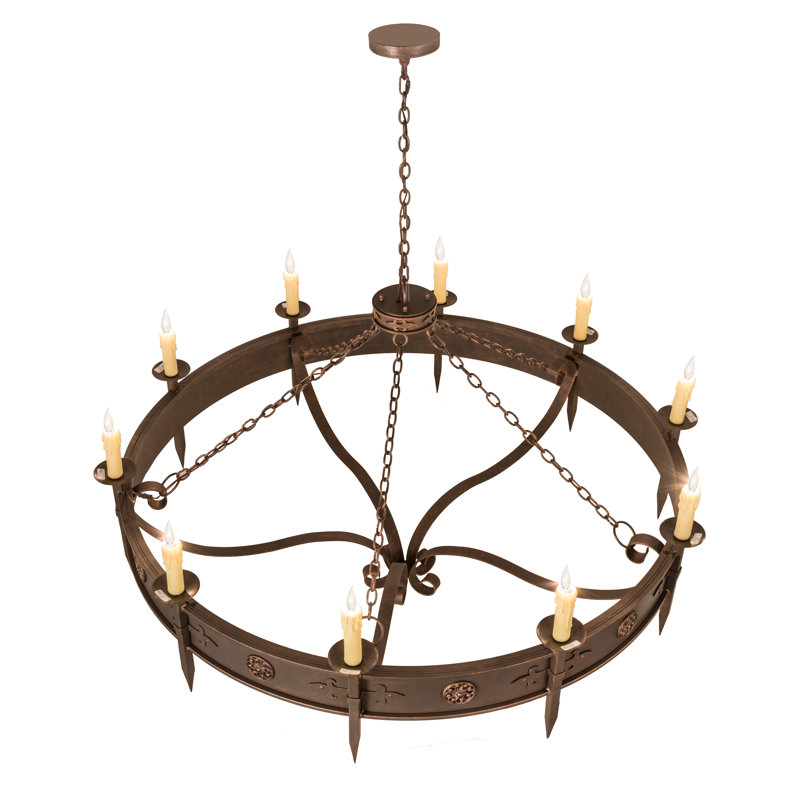 Rustic Lodge 10 - Light Chandelier