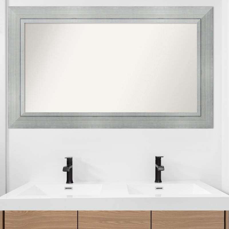 Yousef Solid Wood Wall Mirror, Rectangle, 29.25" x 49.25"