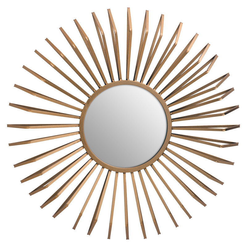Munsley Metal Round Wall Mirror