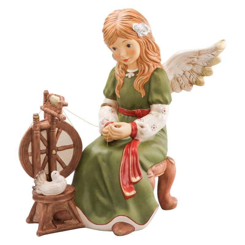 Handmade Spiritual & Religious Figurine, Red/Green