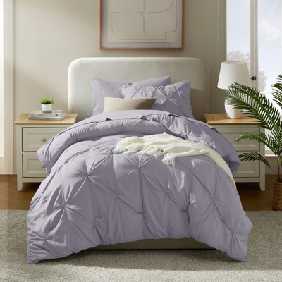 Ensemble d'édredon plissé avec draps Bed-in-a-Bag